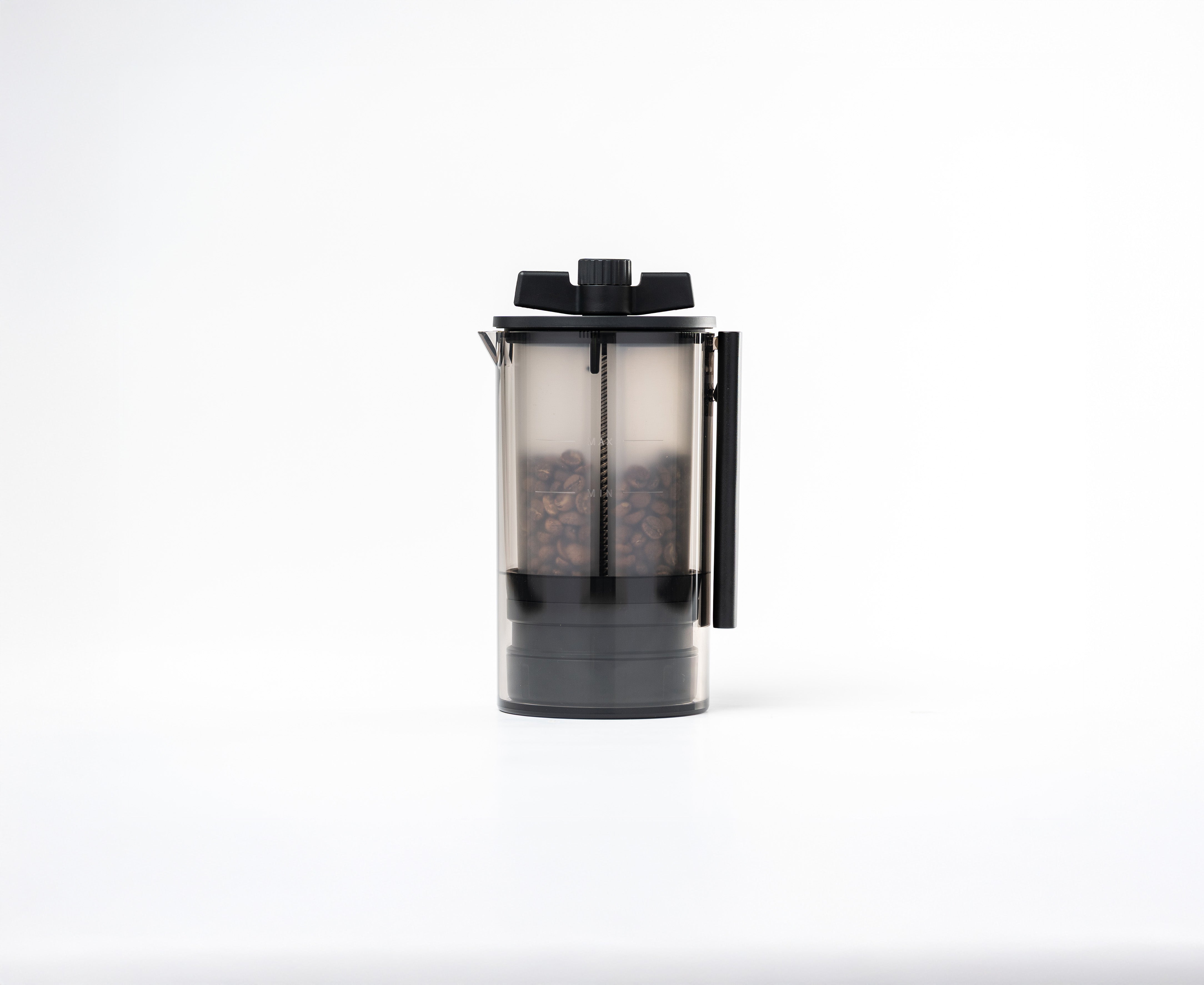 Foldable handle, small footprint